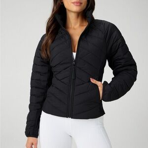 Fabletics Women's Black Puffer Jacket